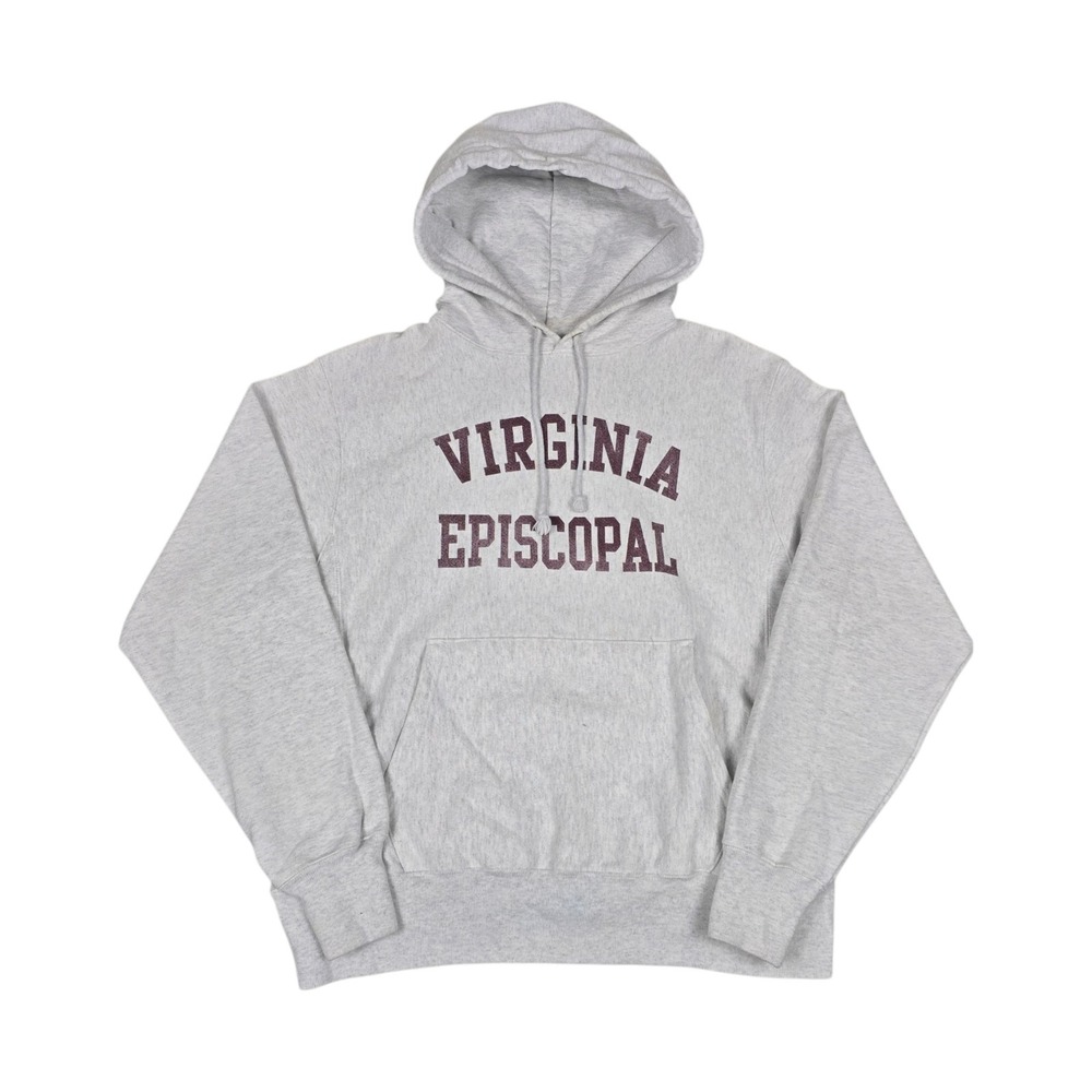 Vintage Virginia Episcopal School Hoodie Sz Medium Champion‎ Reverse Weave Gray